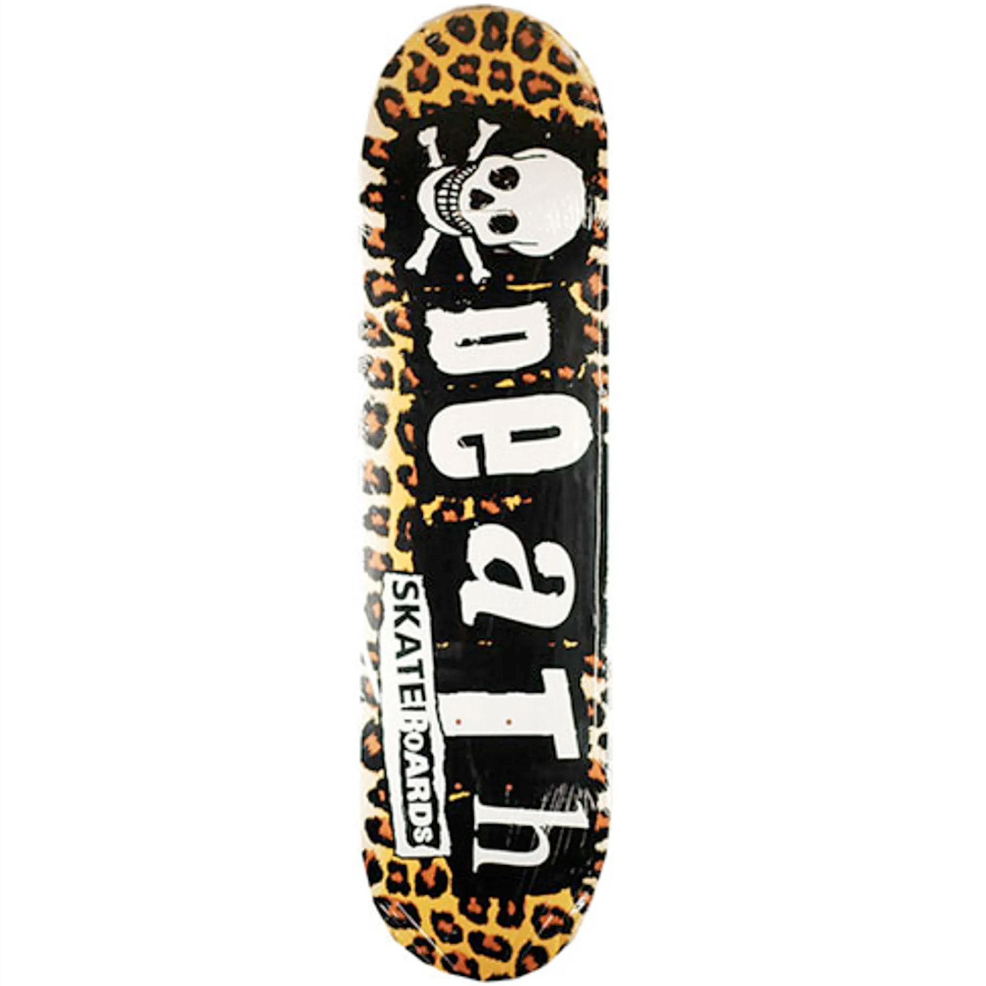 Death Skateboards Leopard Punk Skateboard Deck 8.25