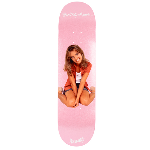 Welcome Skateboards Baby One More Time on 9.5" Boline 2.0 (Pink Glitter)