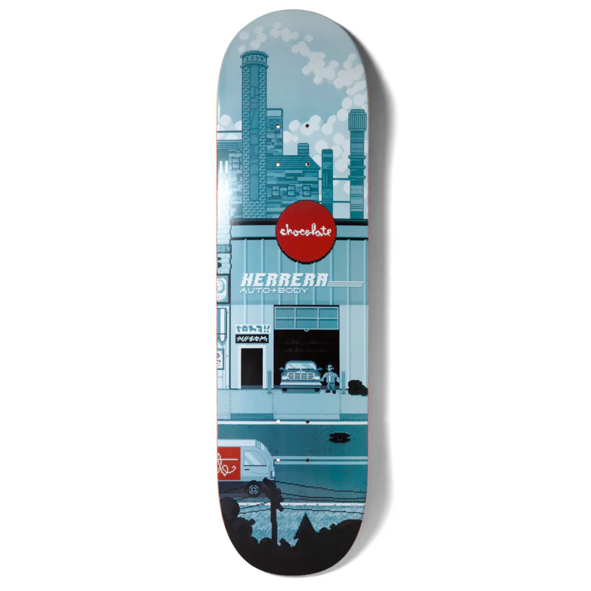 Chocolate Skateboards Pixel City Series Erik Herrera 8.5"