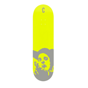 Clown Skateboards Manifesto Flashlight Neon Yellow 8.5”