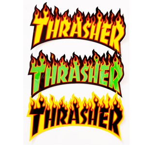 Thrasher Magazine Flame Logo 1 Sticker Large (Random Colour)